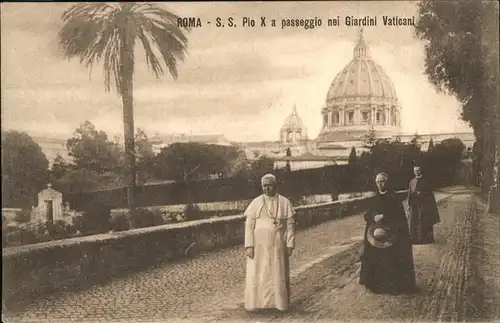 Paepste Rom S.S. Pio X Vatikan Garten / Religion /