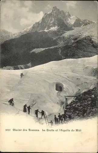 Gletscher La Grotte du Midi Bergsteigen Schweiz / Berge /