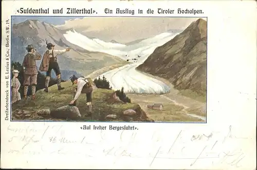 Gletscher Zillertal Suldental / Berge /