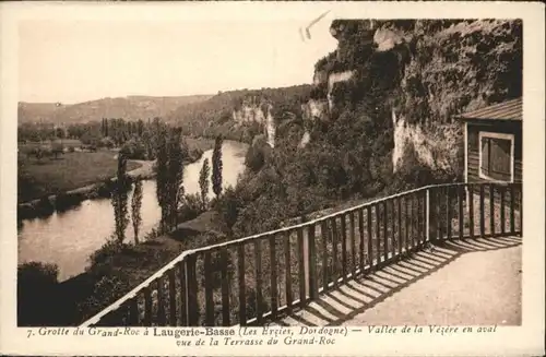 Hoehlen Caves Grottes Grotte Grand Roc Hoehle Grotte Vallee Vezere Terrasse * / Berge /