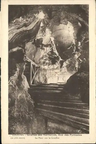 Hoehlen Caves Grottes Grotte Sarazin Hoehle Grotte Lourdes * / Berge /