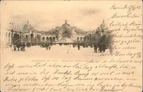 Exposition Universelle Paris 1900 Palais  Kat. Expositions