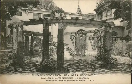 Exposition Arts Decoratifs Paris 1925 Pavillon Alpes Maritimes  /  /