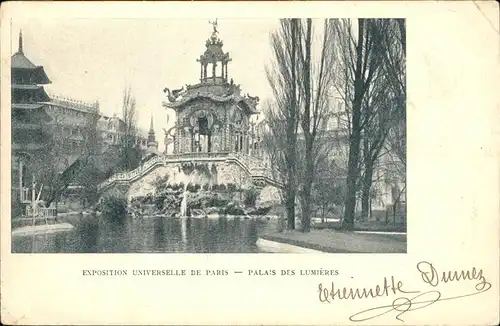 Exposition Universelle Paris 1900 Palais Lumieres Kat. Expositions