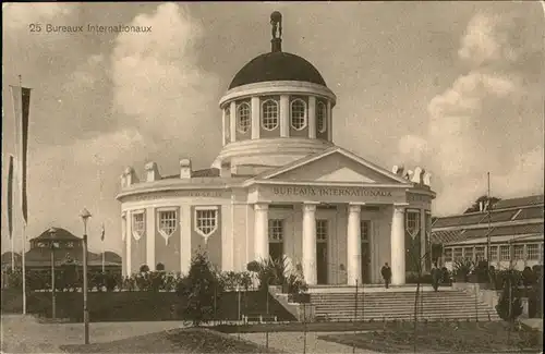 Landesausstellung Bern 1914 Bureaux Internationaux Kat. Expositions