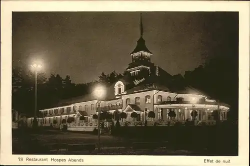 Landesausstellung Bern 1914 Restaurant Hospes Abends Kat. Expositions