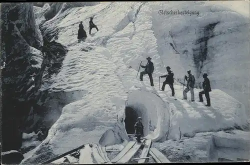 Gletscher Besteigung Kat. Berge