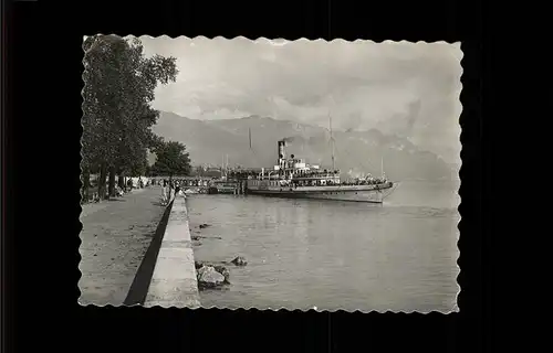 Dampfer Binnenschifffahrt Vevey Kat. Schiffe