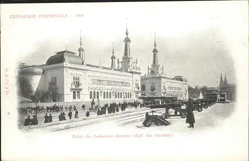 Exposition Universelle Paris 1900 Palais Industries  Kat. Expositions