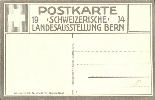 Landesausstellung Bern 1914  Kat. Expositions