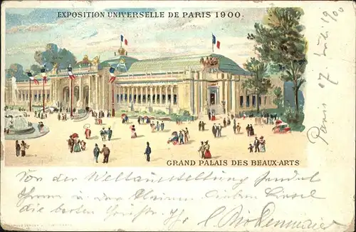 Exposition Universelle Paris 1900 Grand Palais des Beaux Arts  Kat. Expositions