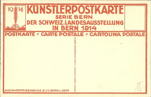 Landesausstellung Bern 1914  Kat. Expositions