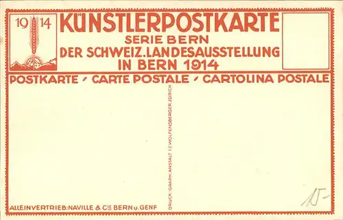 Landesausstellung Bern 1914  Kat. Expositions