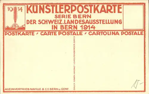 Landesausstellung Bern 1914  Kat. Expositions