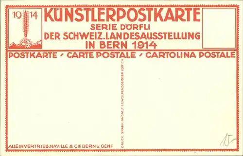 Landesausstellung Bern 1914  Kat. Expositions