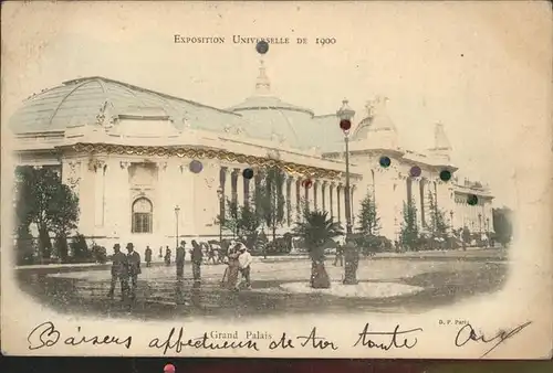 Exposition Universelle Paris 1900 Grand Palais Applikationen Kat. Expositions