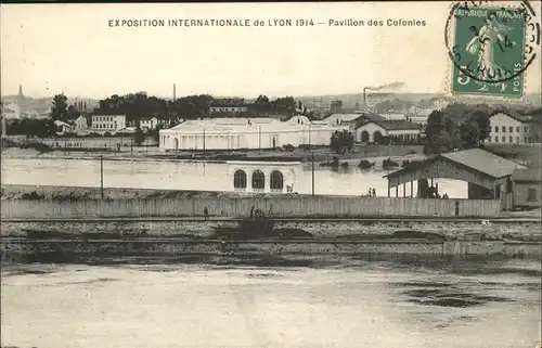 Exposition Internationale Lyon 1914 Pavillon Colones Kat. Expositions