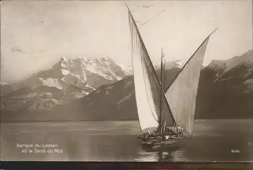 Segelboote Leman Dent du Midi Kat. Schiffe