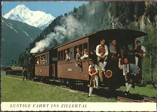 Eisenbahn Zillertal Akkordeon Trompete Kat. Bahnen