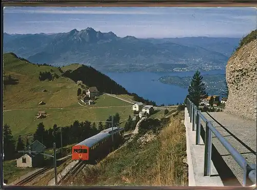 Zahnradbahn Vitznau Rigi Bahn Vierwaldstaettersee Kat. Bahnen