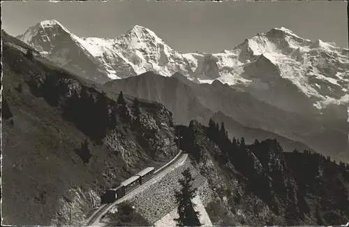 Zahnradbahn Schynige Platte Bahn Eiger Moench Jungfrau Kat. Bahnen