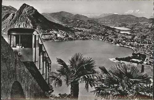 Zahnradbahn Lugano Monte Bre Funicolare Kat. Bahnen