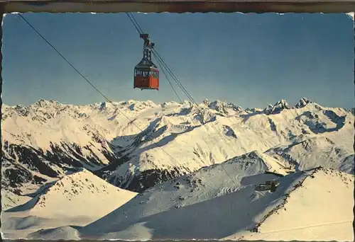 Seilbahn Davos Parsenn Silvrettagruppe / Bahnen /