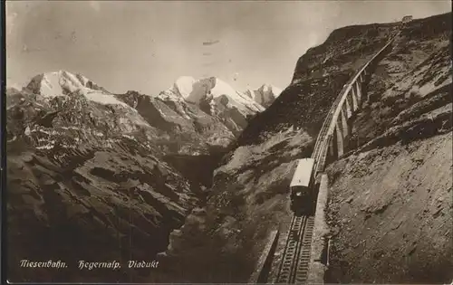Bahnen Niesenbahn Hegernalp Viadukt Kat. Bahnen