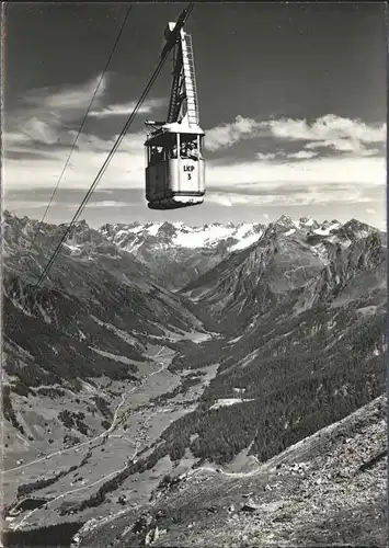 Seilbahn Klosters Gotschnagrat Silvrettatal / Bahnen /