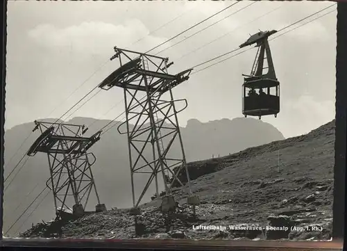 Seilbahn Wasserauen Ebenalp  / Bahnen /