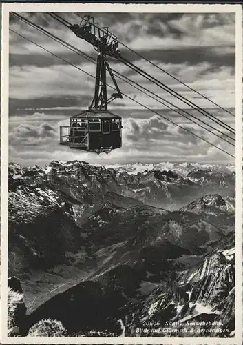 Seilbahn Saentis Glaernisch Berneralpen / Bahnen /