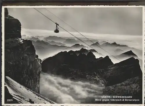 Seilbahn Saentis Glaernisch Berneralpen / Bahnen /