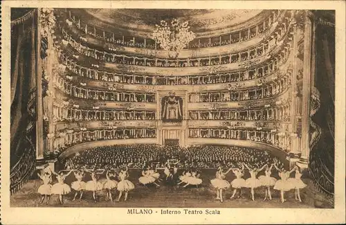 Theater Milano Scala Ballerinas Kat. Theater