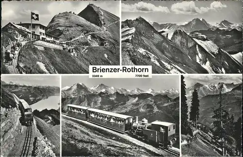 Bergbahn Brienzer Rothorn Photoglob Wehrli 7375 Kat. Bergbahn