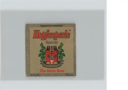 Bier Hopfenperle Schweiz Feldschloesschen Kat. Lebensmittel