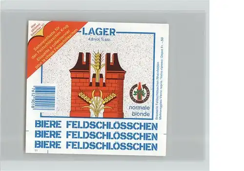 Brauerei Brewery Feldschloesschen Rheinfelden Schweiz Kat. Lebensmittel