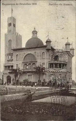 Exposition Bruxelles 1910 Pavillon du Monaco / Expositions /