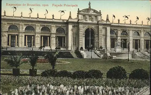 Exposition Bruxelles 1910 Facade Principale / Expositions /