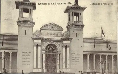 Exposition Bruxelles 1910 Colonies Francaises / Expositions /