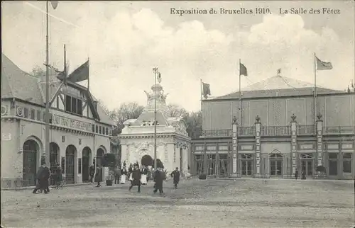 Exposition Bruxelles 1910 Salle des Fetes / Expositions /