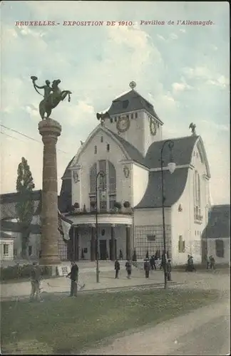 Exposition Bruxelles 1910 Pavillon de l'Allemagne / Expositions /