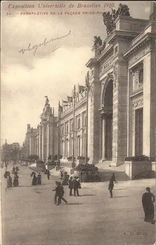 Exposition Bruxelles 1910 Facade Principale / Expositions /