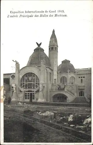 Exposition Universelle Gand 1913 Halles des Machines Kat. Expositions