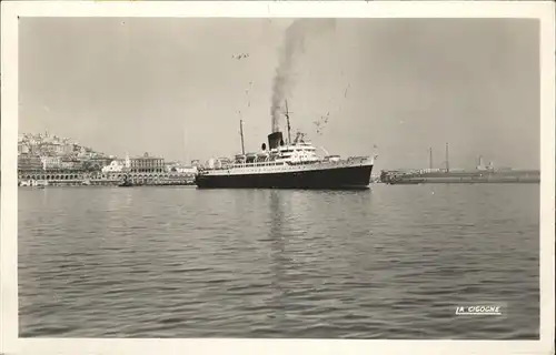 Dampfer Oceanliner S.S. Ville d Alger Alger Kat. Schiffe