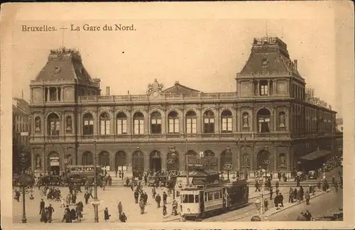 Strassenbahn Bruxelles Gare du Nord Kat. Strassenbahn