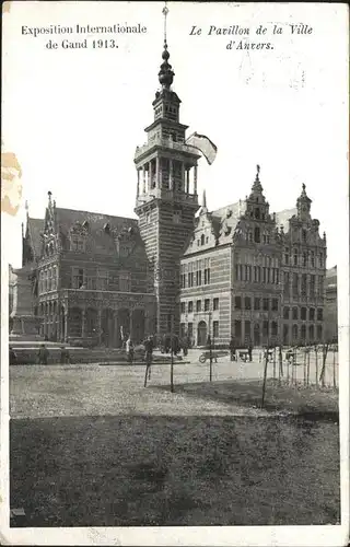 Exposition Universelle Gand 1913 Pavillon de la Ville d Anvers Kat. Expositions