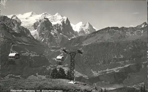 Seilbahn Kaeserstatt-Hasliberg Wetterhorngruppe / Bahnen /