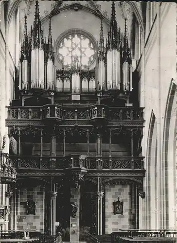 Kirchenorgel Thann Cathedrale Frankreich Kat. Musik