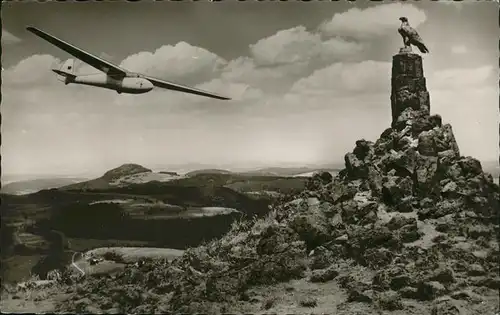 Segelflug Wasserkuppe Rhoen Fliegerdenkmal Kat. Flug