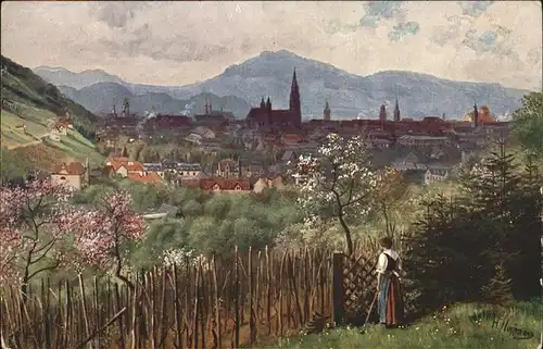 Hoffmann Heinrich Freiburg i. Br. Norden Kat. Kuenstlerkarte